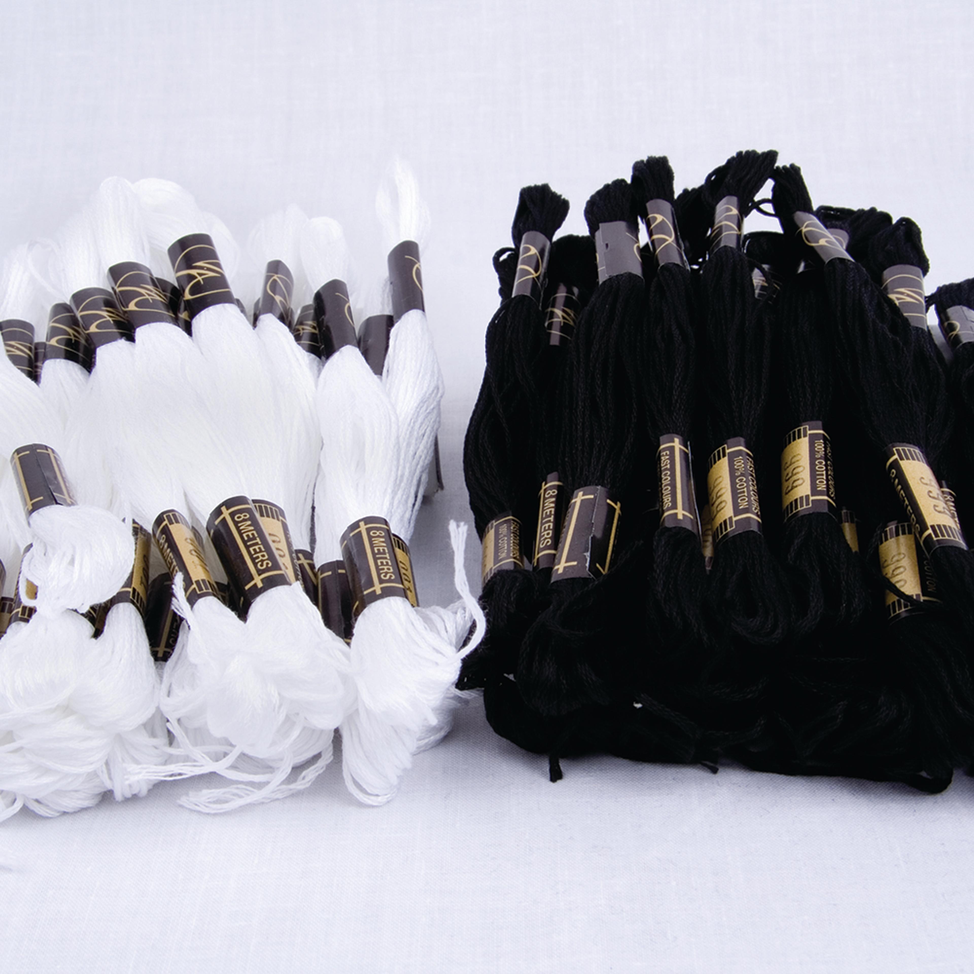 Economy 6 Strand Cotton Essentials - White. Pack of 24