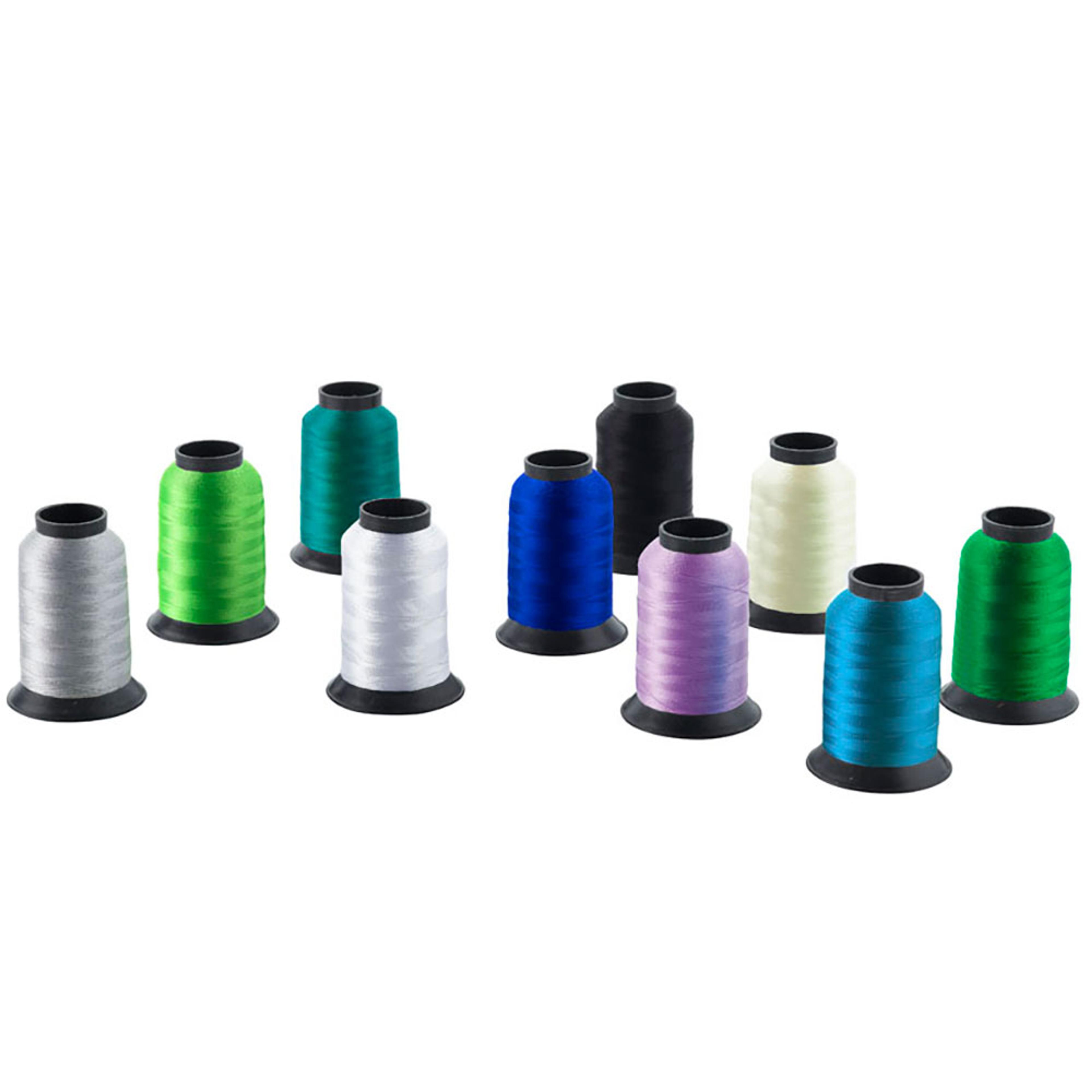 SureStitch Viscose Rayon Embroidery Thread - Cools. Pack of 10