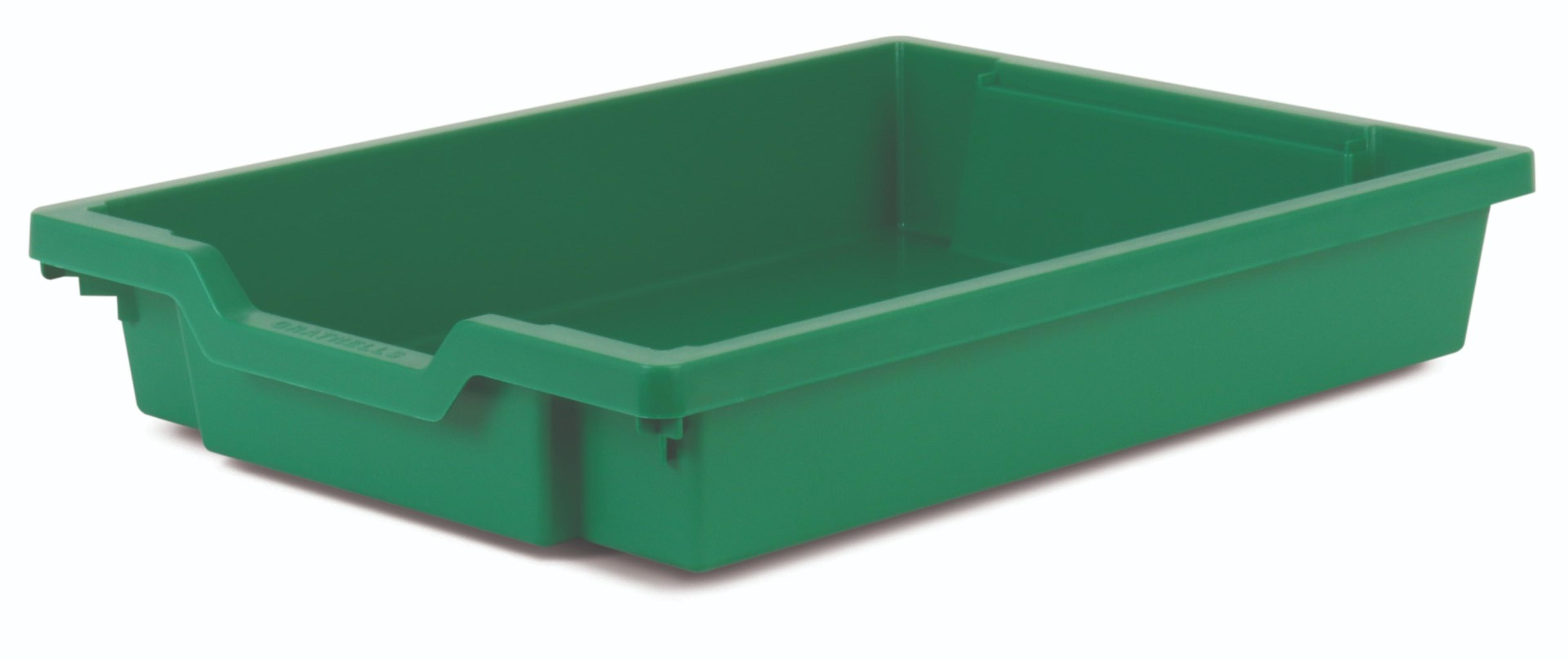 Shallow Storage Tray Grass Green