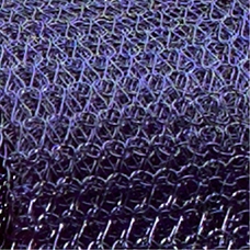 Knitted Enamelled Wire - 15mm dia - Dark Blue. Per metre