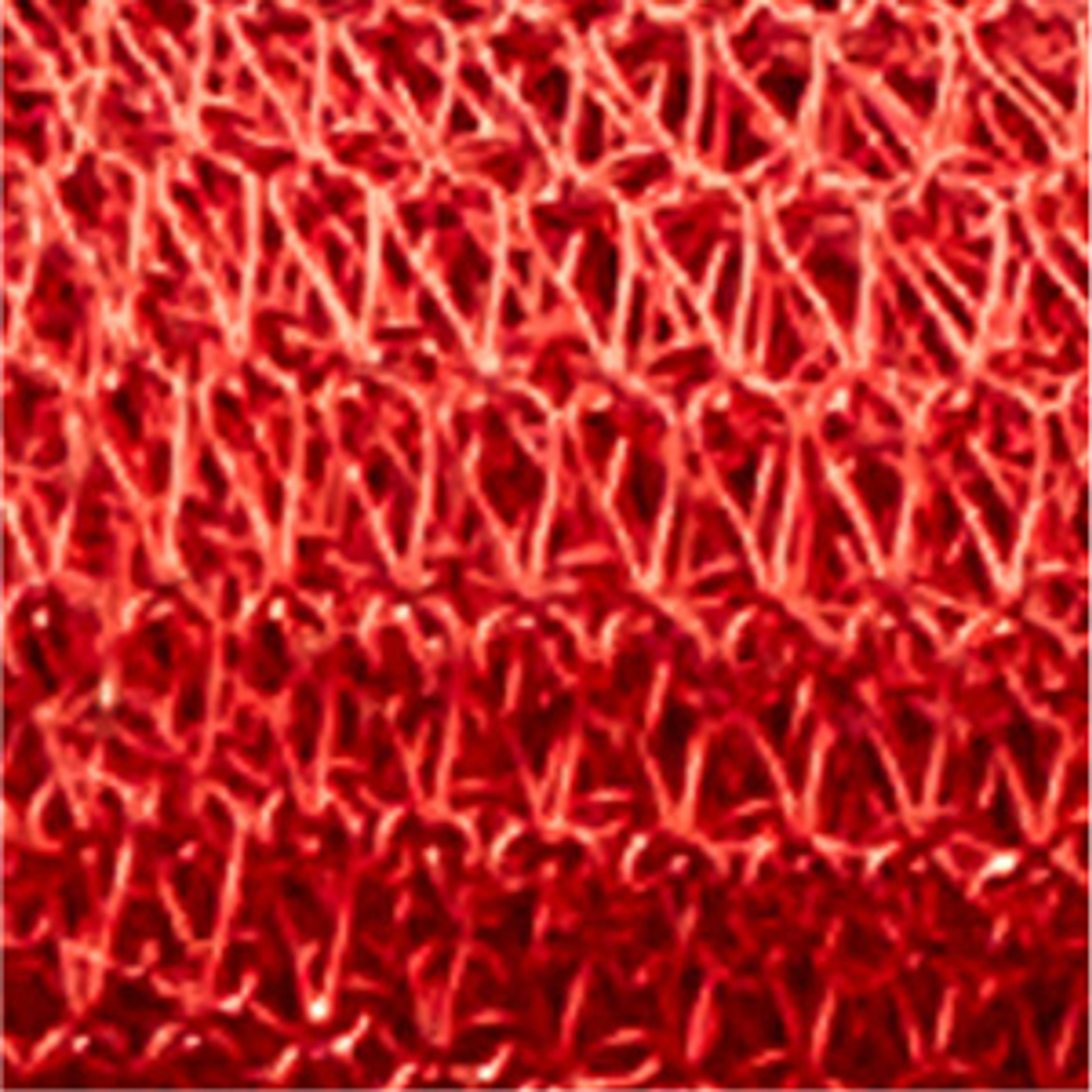 Knitted Enamelled Wire - 15mm dia - Vivid Red. Per metre