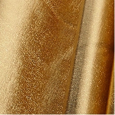 Mirror Stretch Fabric - Gold. Per metre