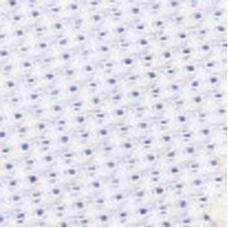 Cotton Aida Cross Stitch Fabric - White. Per metre