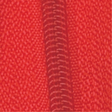 Closed End Zips - 15cm/6" - Red. Pack of 100