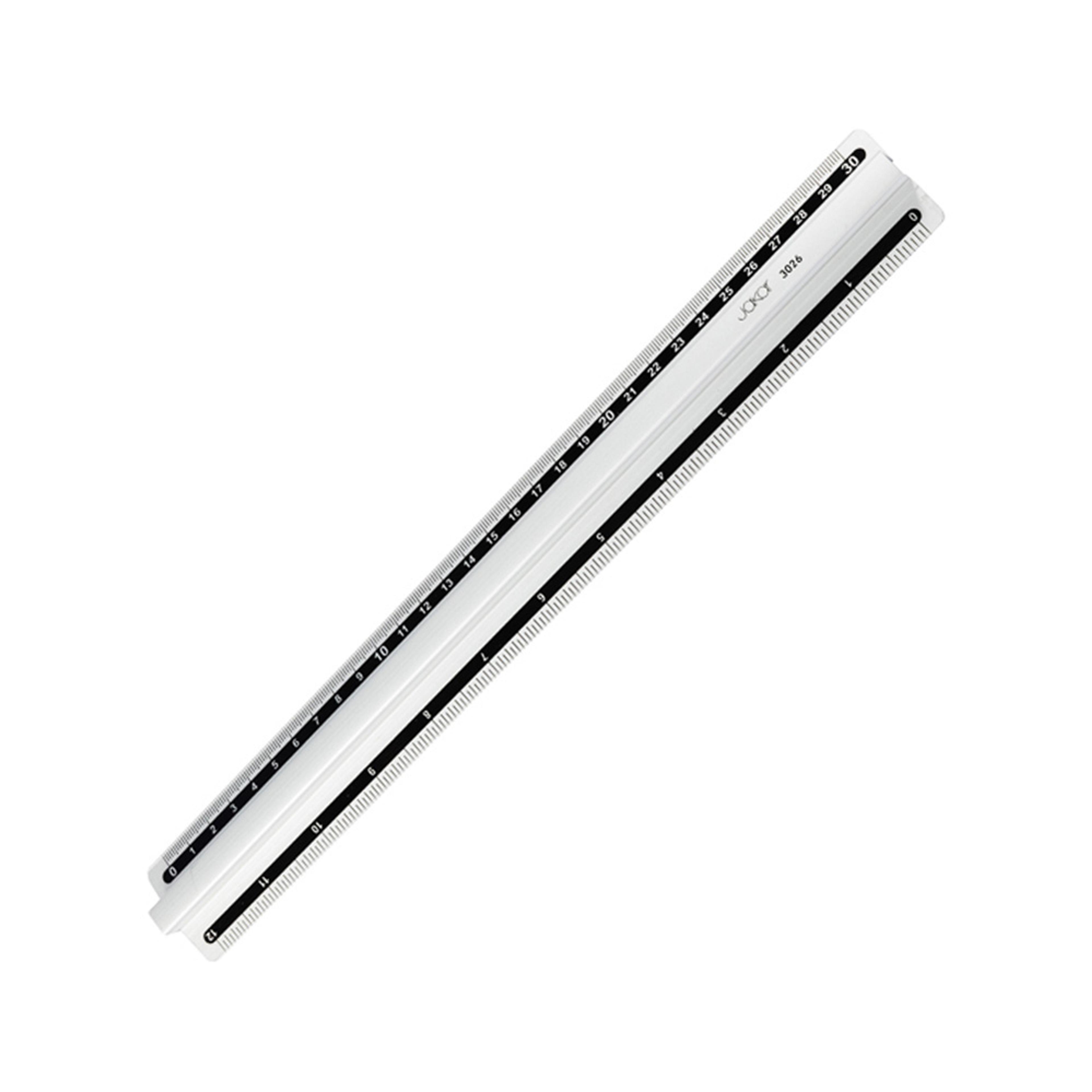 Metal Grip 30cm Ruler