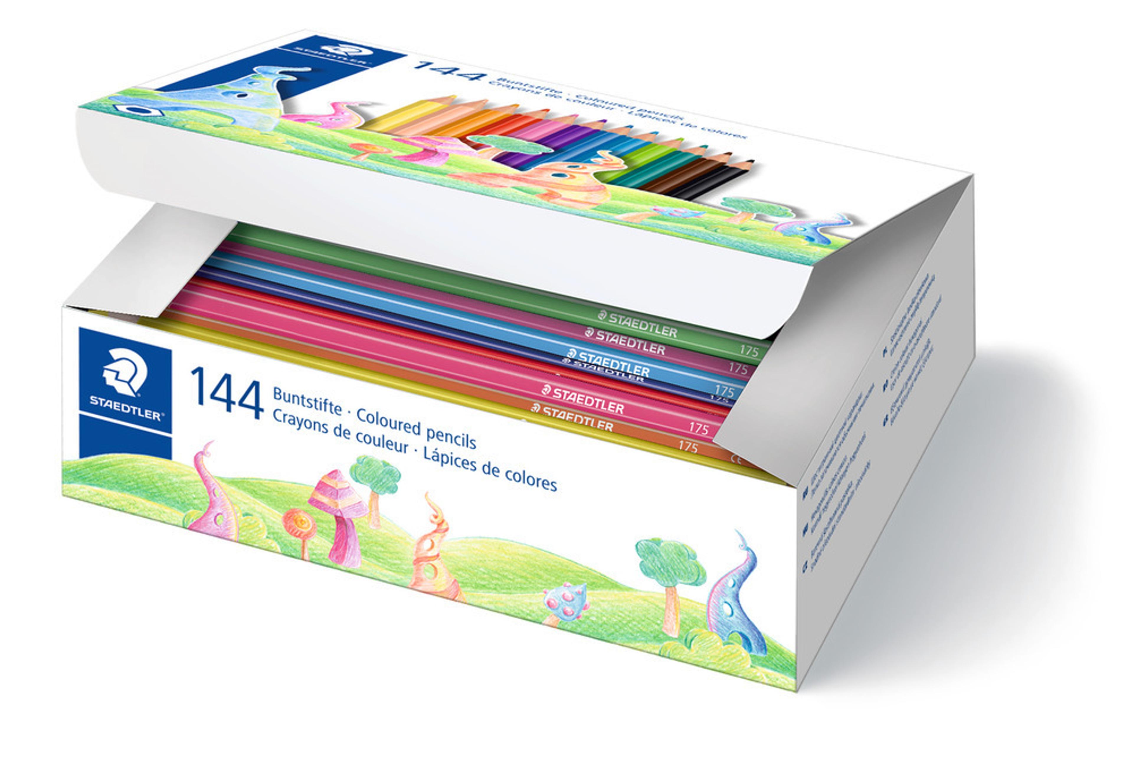 Staedtler Noris Colour Triangular Pencil Classpack 144
