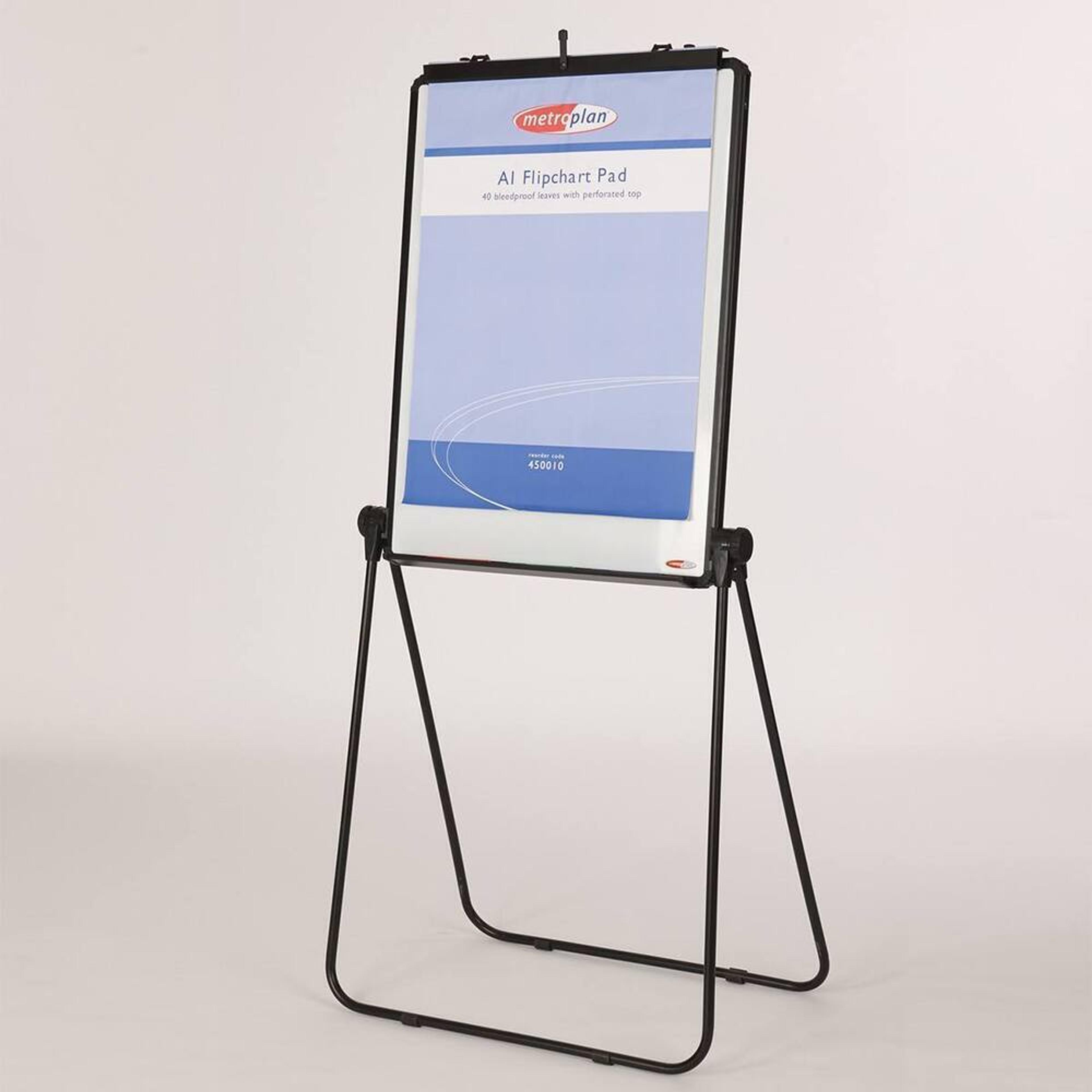 Ultimate Loop Leg Flipchart Easel - Black