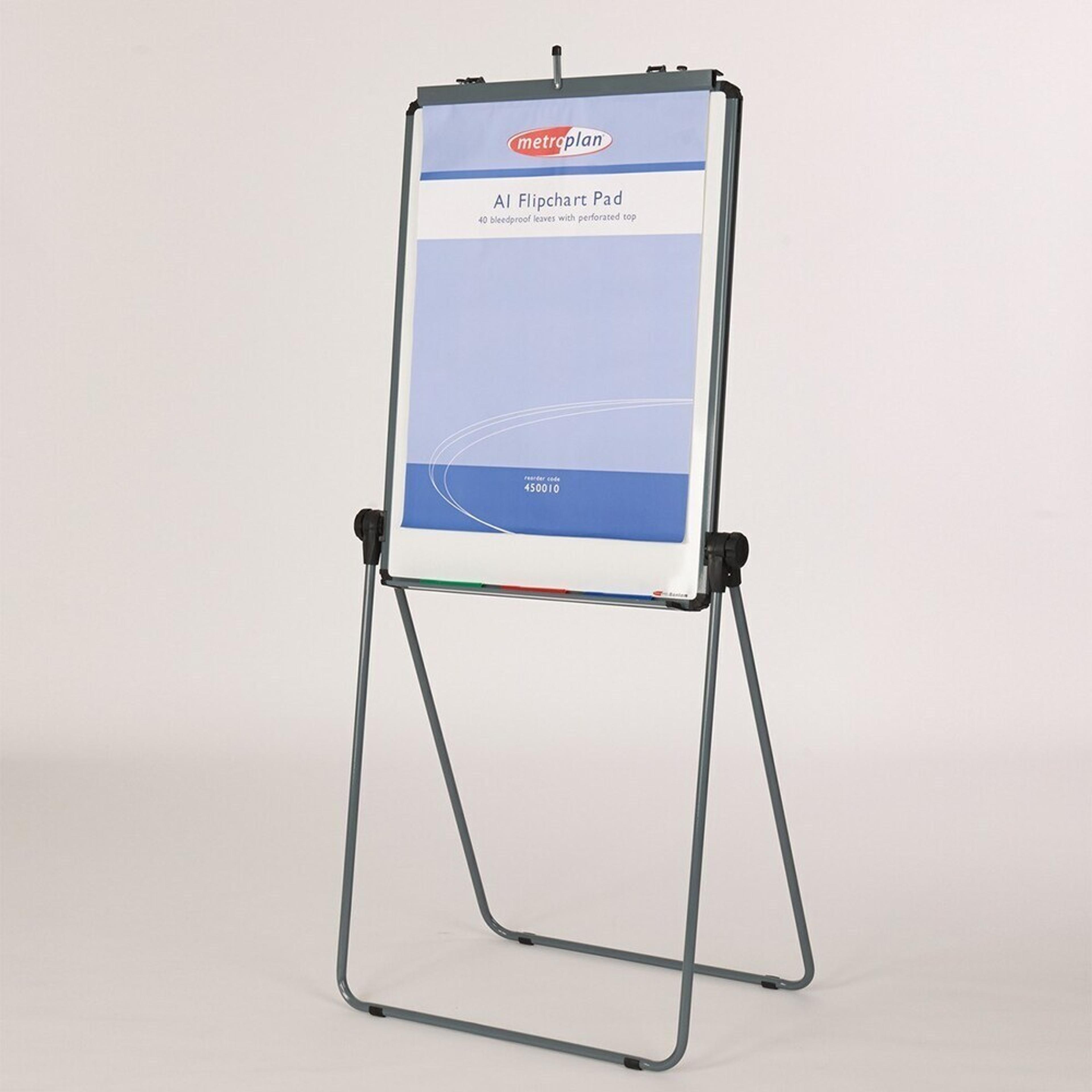 Ultimate Loop Leg Flipchart Easel - Grey