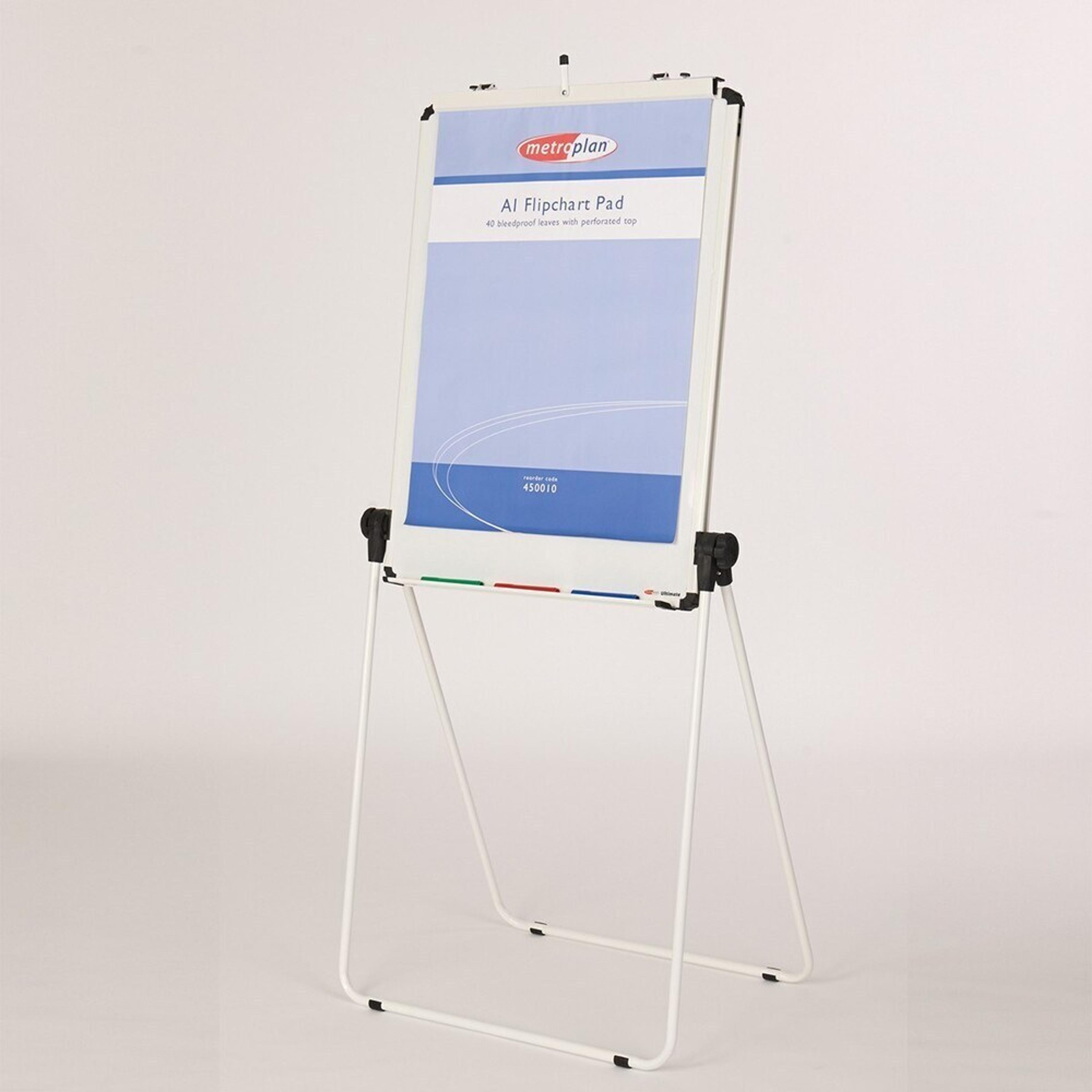 Ultimate Loop Leg Flipchart Easel - White