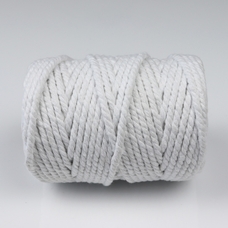 100% Cotton Piping Cord - 4.5mm x 50m Reel - White