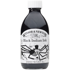 Winsor & Newton Black Indian Ink - 250ml