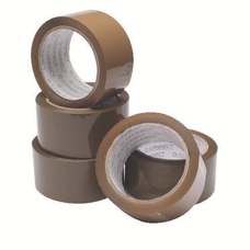 Packaging Tape 50mm x 66m - Buff - Pack of 6