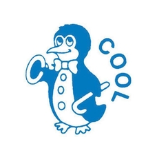 Xclamation Stamper - 'Cool' Penguin Blue