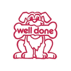 Xclamation Stamper - 'Well Done' Red