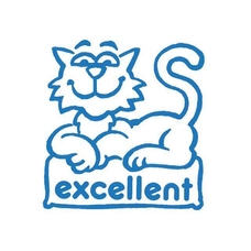 Xclamation Stamper - 'Excellent' Cat R Blue