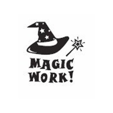 Xclamation Stamper - 'Magic Work' Black