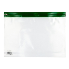 Zip Wallets A4 Plus - Green - Pack of 25