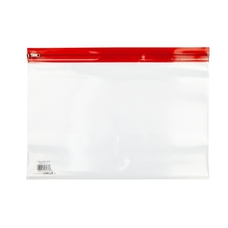 Zip Wallets A4 Plus - Red - Pack of 25