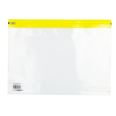 Zip Wallets A4 Plus - Yellow - Pack of 25