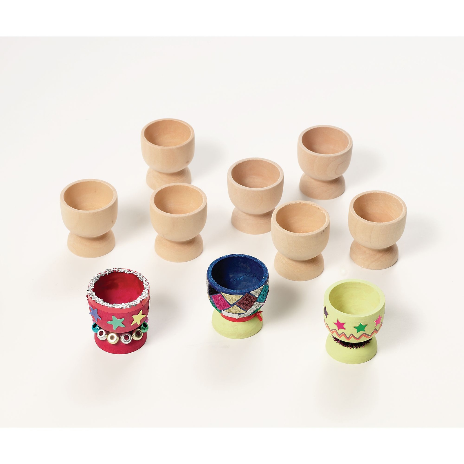 Wooden Egg Cups Pack of 20