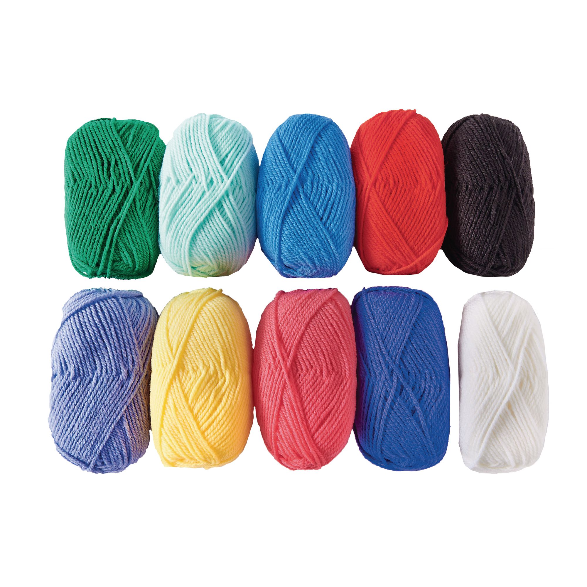 Chunky Knit Yarn Pack of 10 | GLS Educational Supplies