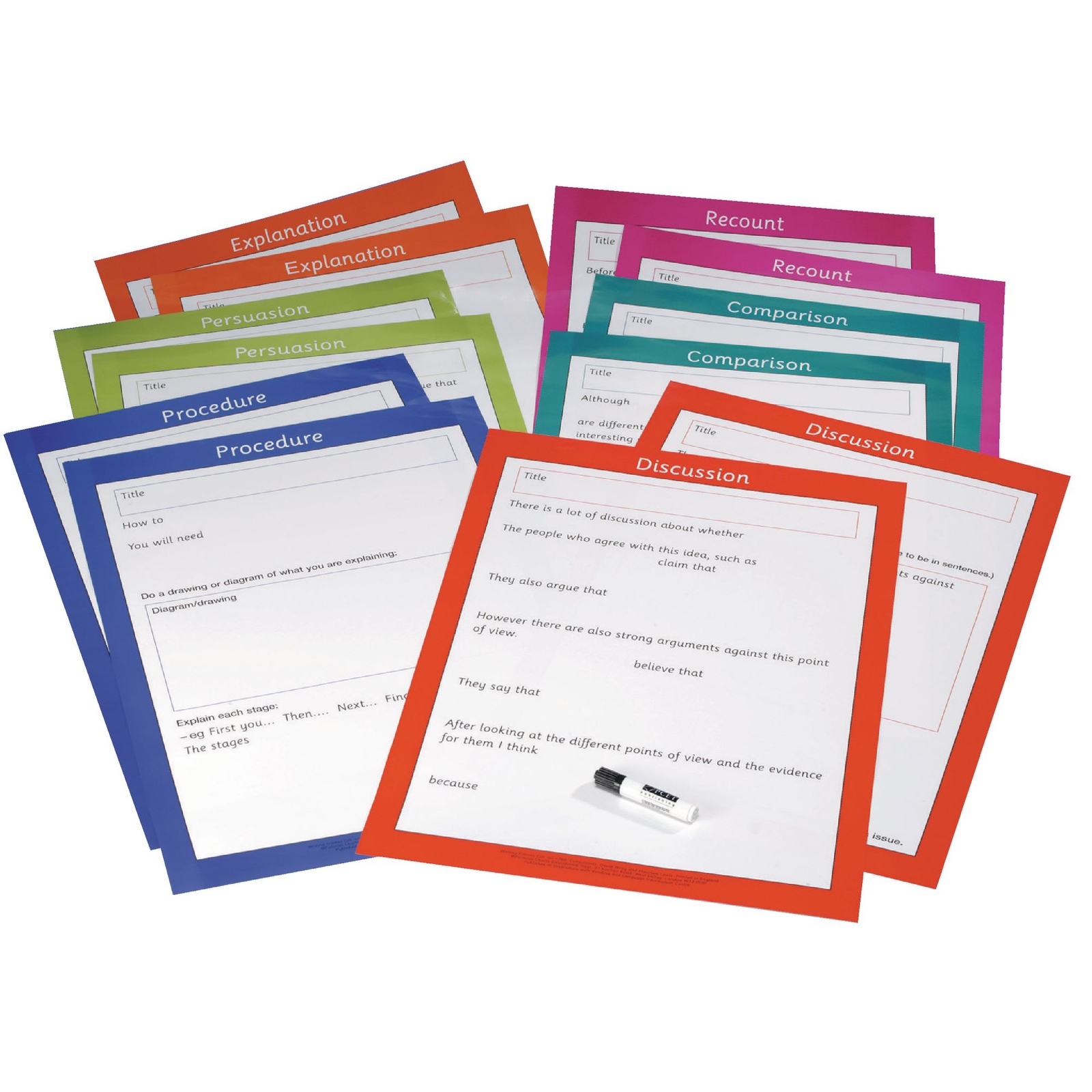 Wildgoose A2 Writing Frames - Pack x 12