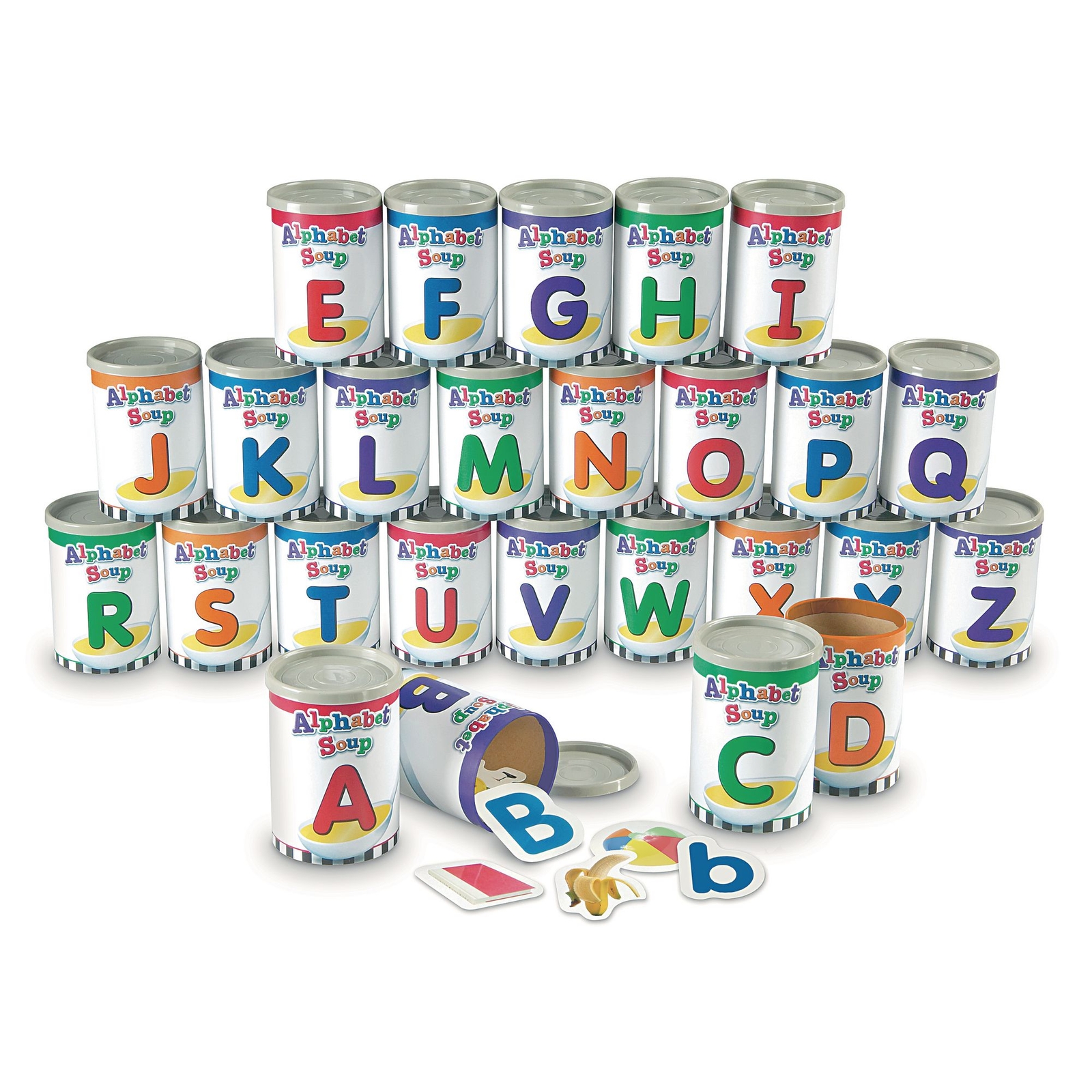 Alphabet Soup Sorters - 8 x 10cm - Assorted - Pack of 26
