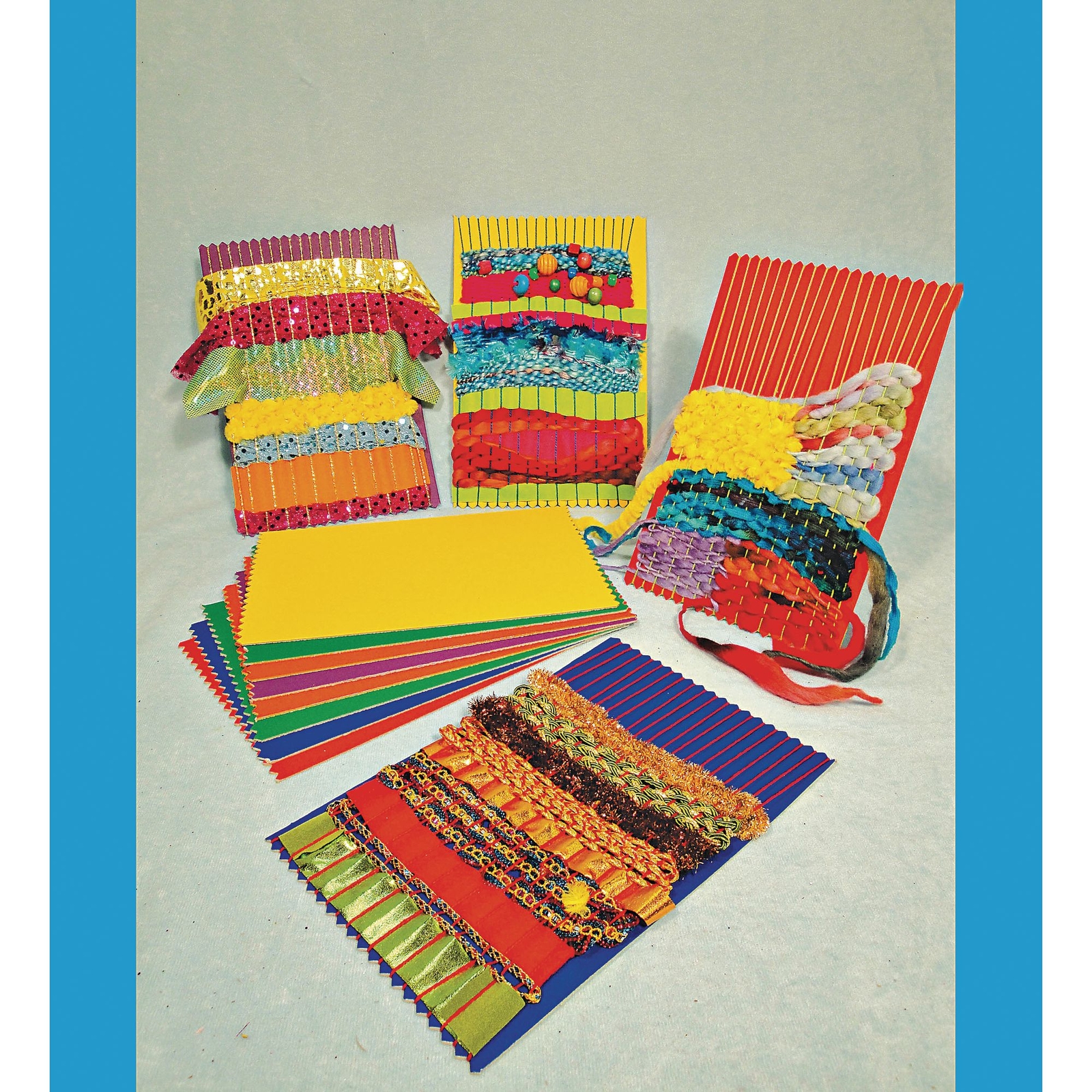 Rainbow Weaving Cards Pack of 20
