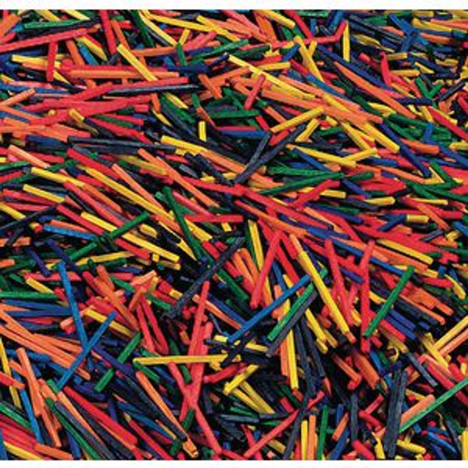 Coloured Wooden Matchsticks - 40mm - Assorted - Pack of 2000