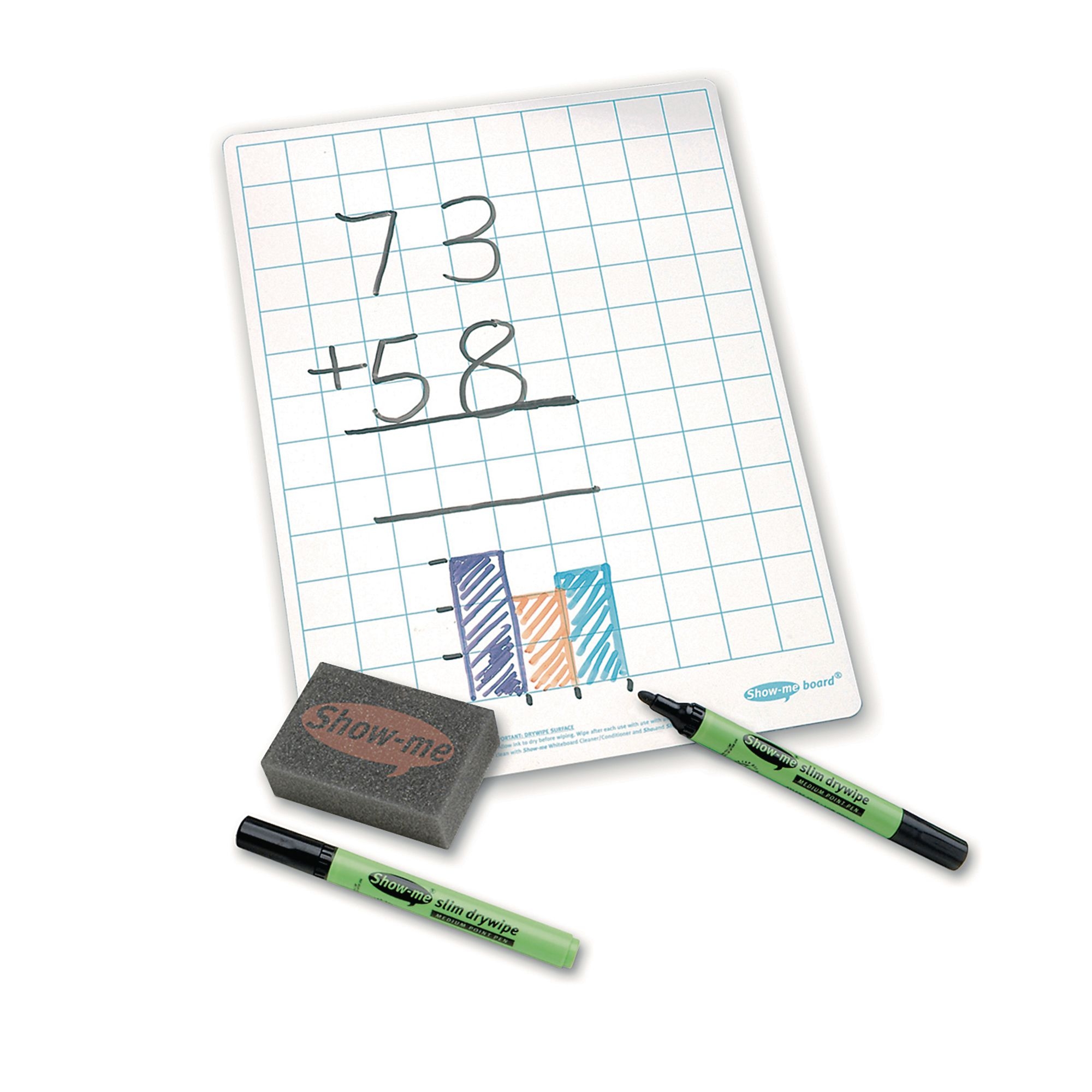 ShowMe A4 Gridded Whiteboard P100