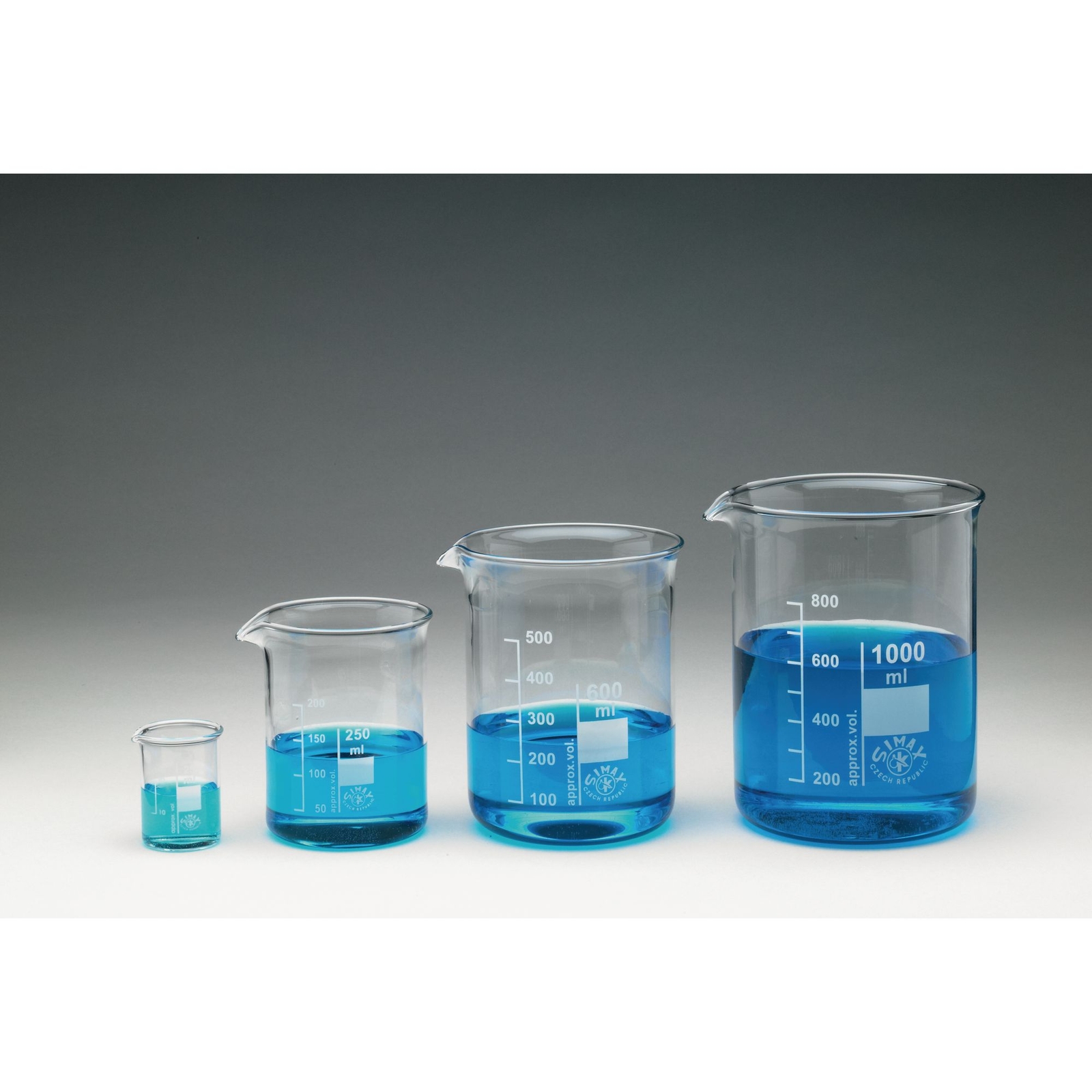 Simax® Borosilicate Beakers, Squat Form with Spout - 2000mL