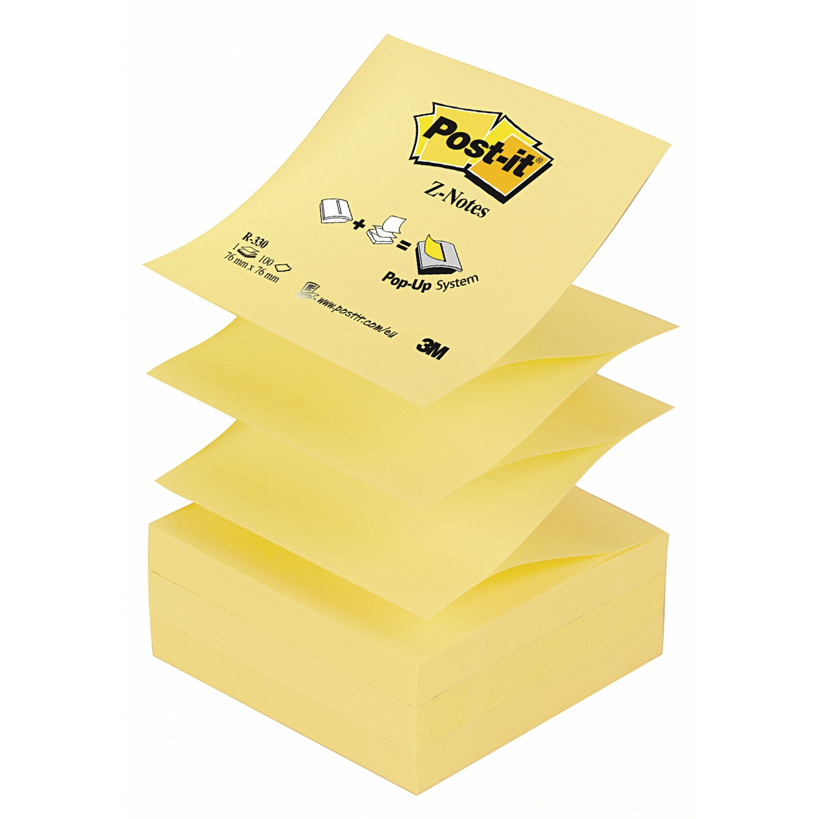 Post-it® Z-Notes Canary Yellow