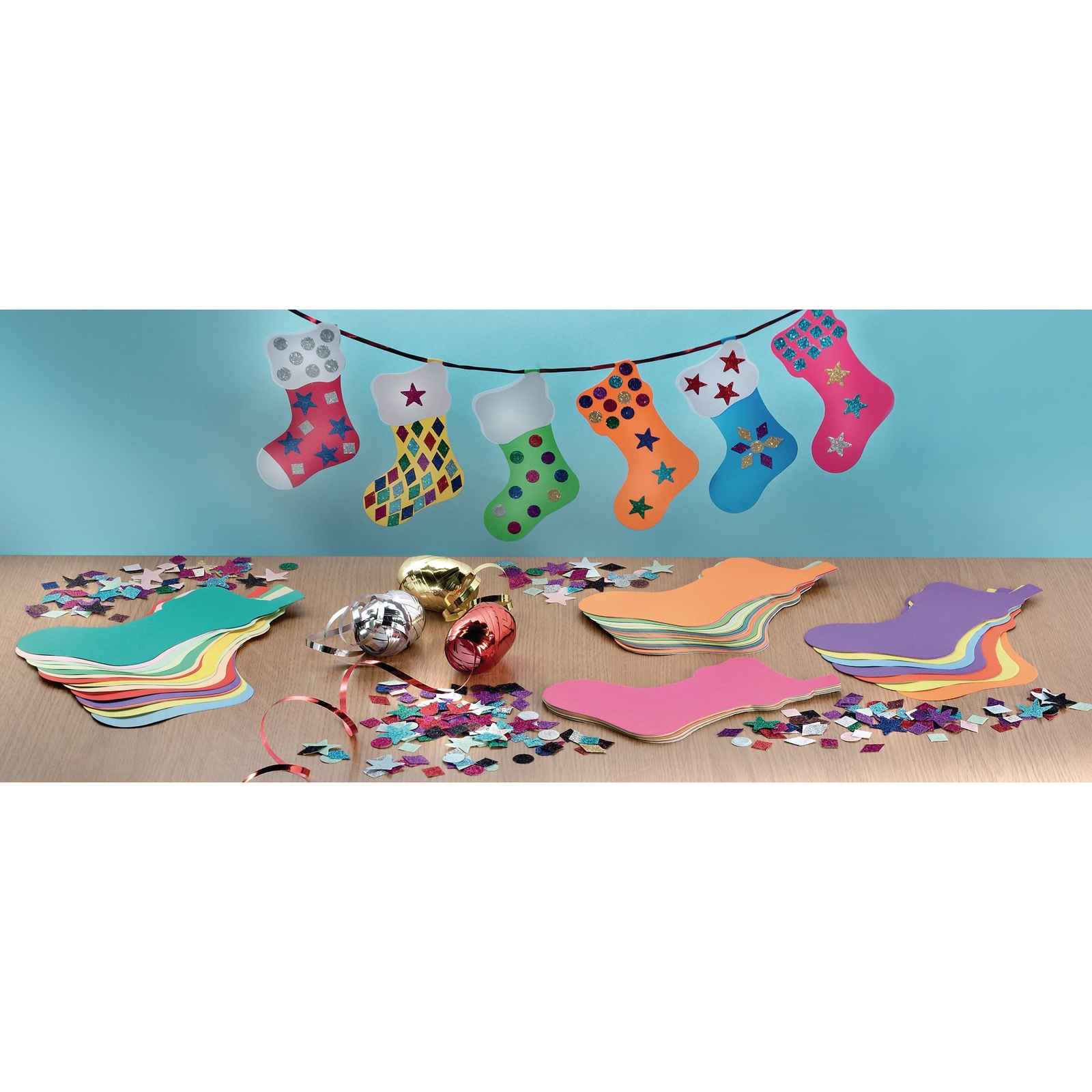 Multi Stocking Bunting Shapes