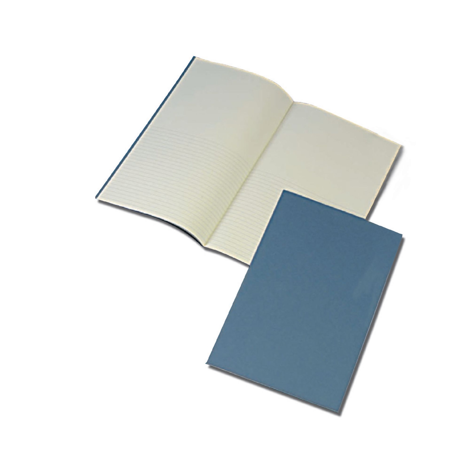 Blue 365 x 204mm Project Book 24-Page, 8mm Ruled / Plain Split - Pack of 12