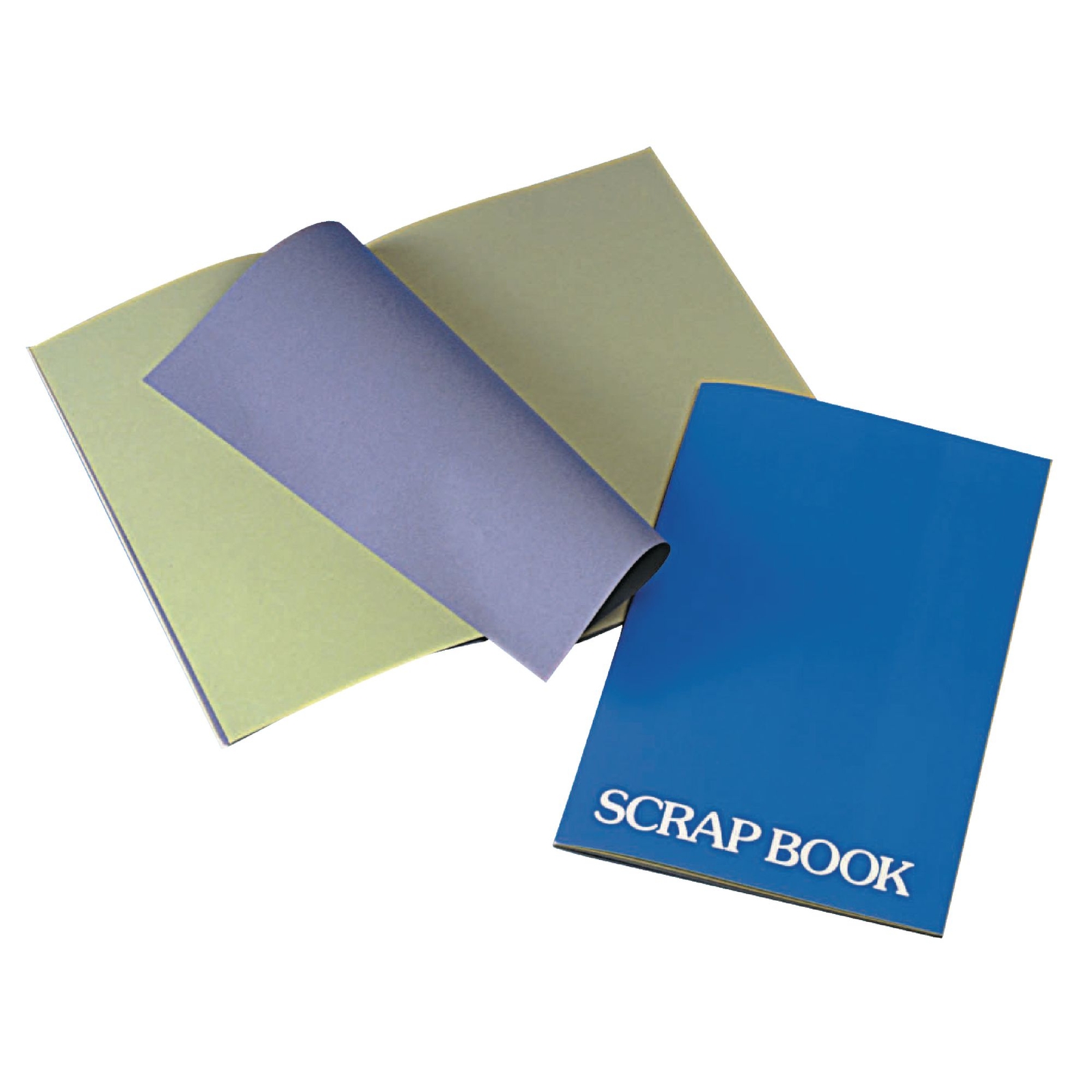 377 x 251mm Blue Cover with Grey and Blue Sugar Paper Page Scrapbook - 40 Page - Pack of 12