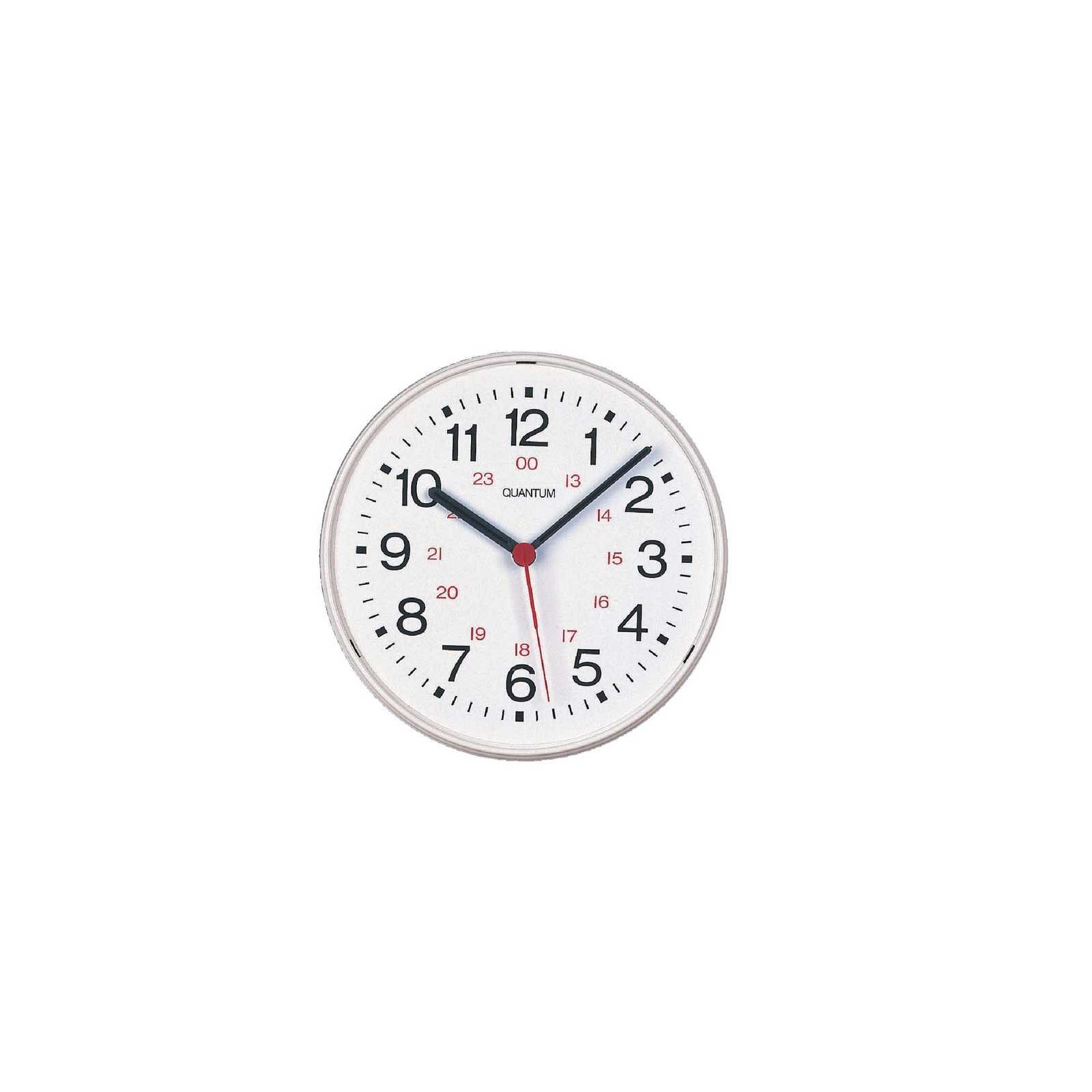 Quantum 215mm 24hr Wall Clock - 950RC - 215mm - Each