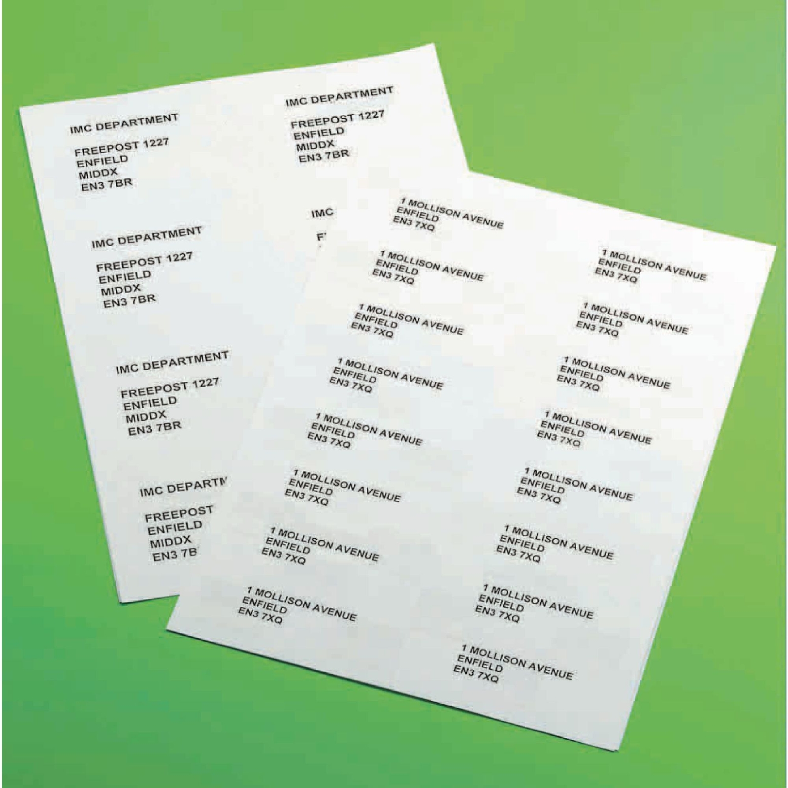 White Classmates Multipurpose Labels - Box of 100 Sheets