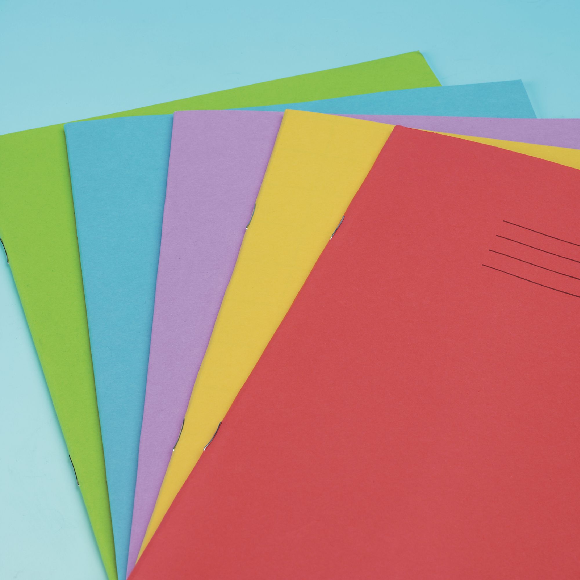 Classmates Vivid Yellow 8x6.5" Exercise Book 32 Pages 8mm Ruled With Margin (Pack of 100)