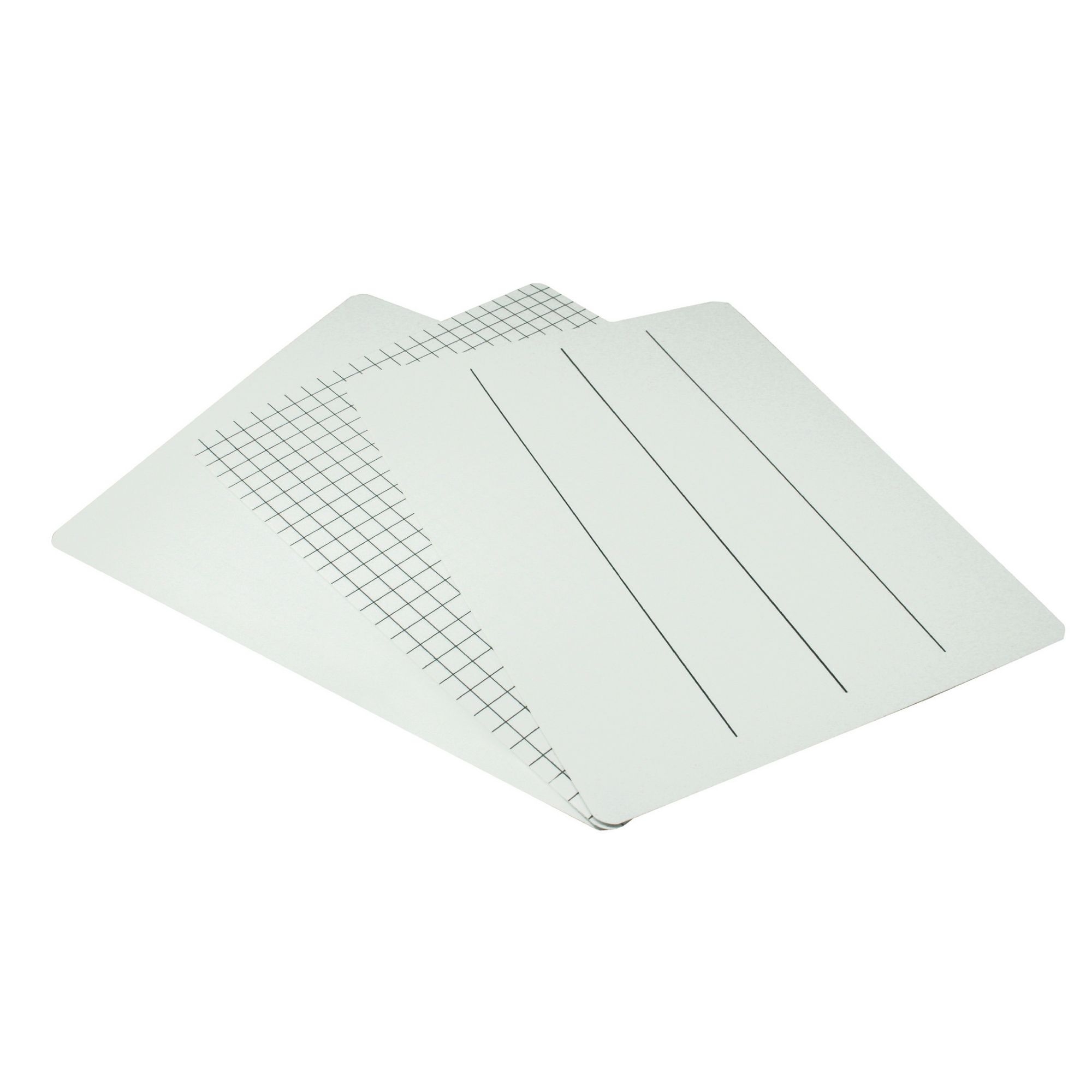 Classmates Lightweight Whiteboards - Non-magnetic - A4 Lined - Pack 10
