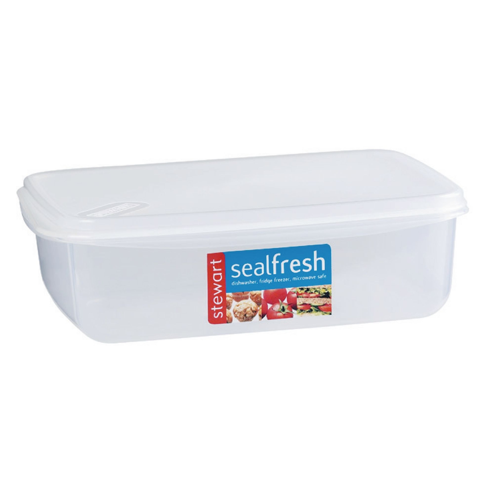 Rectangular  Containers, Plastic - 1 litre - 195 x 140 x 60mm