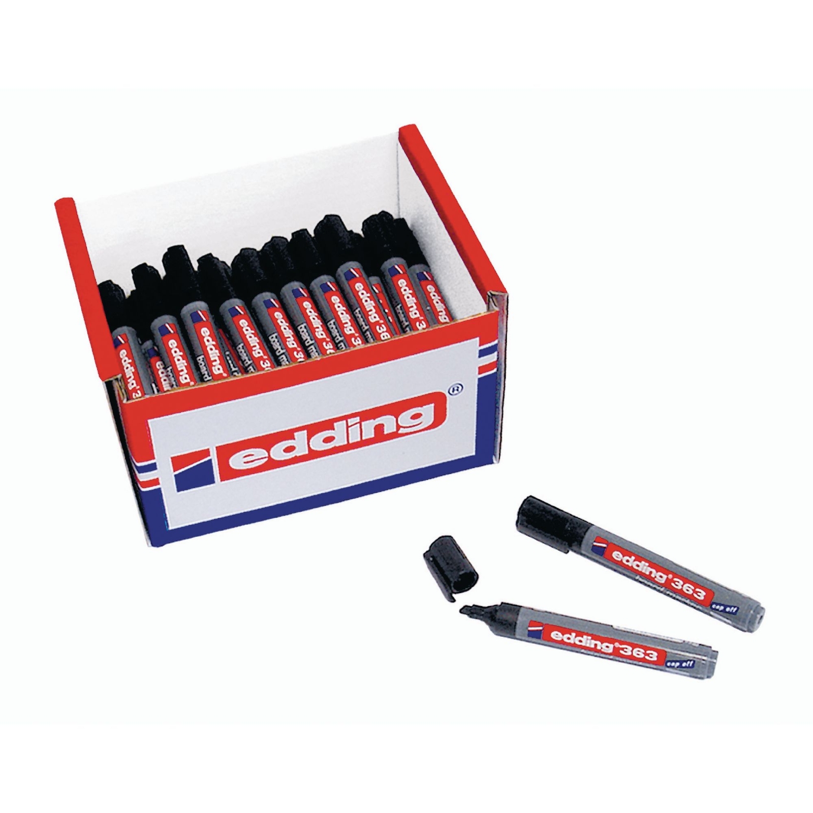 Edding 363 Whiteboard Marker Assorted, Chisel Tip - Pack of 8