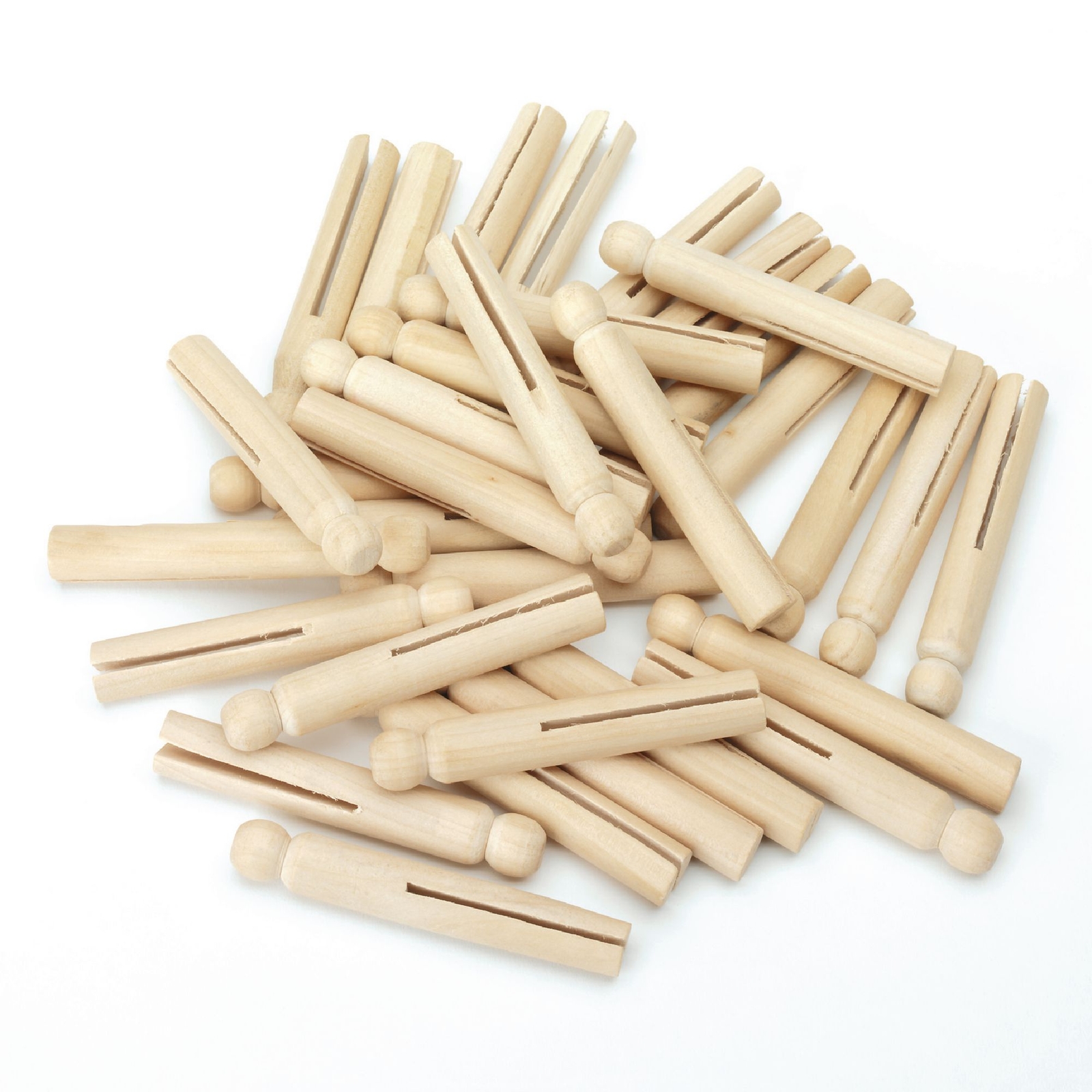 Craft Pegs - Plain Pack of 24