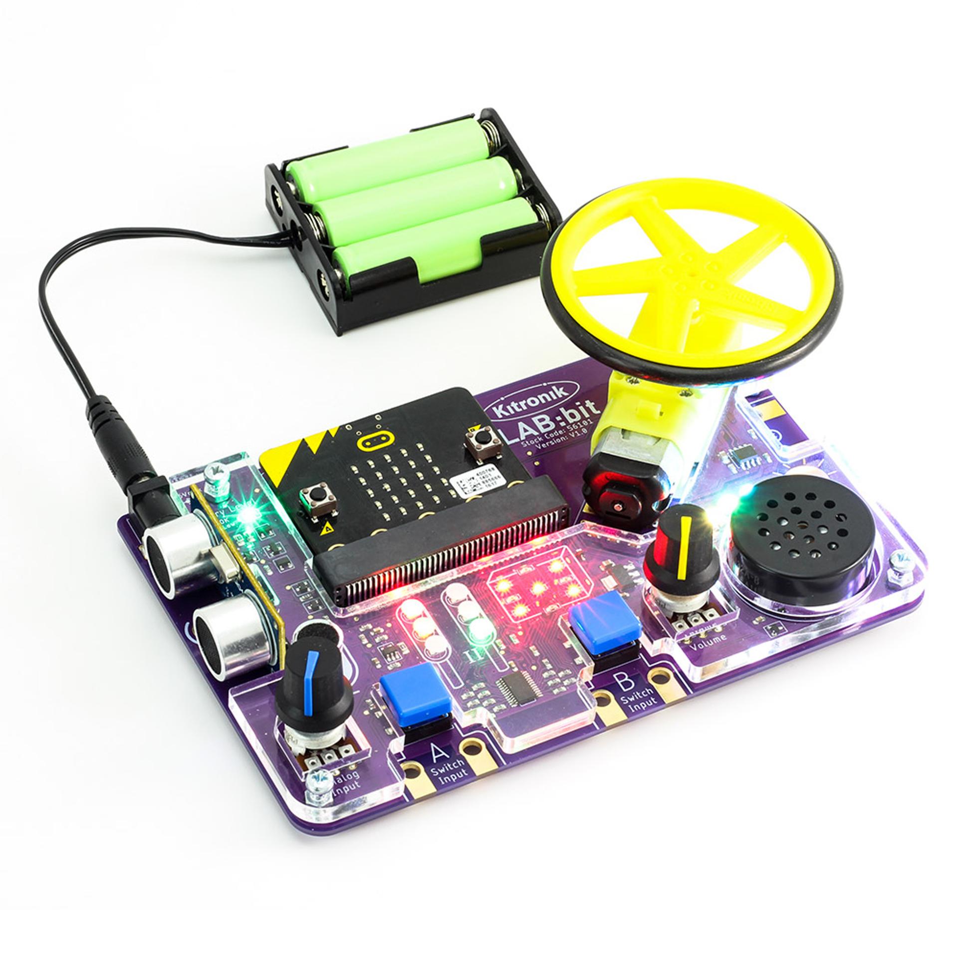Spell Lab Bit Kitronik LAB:bit educational platform for BBC micro:bit | KIT56101 ...