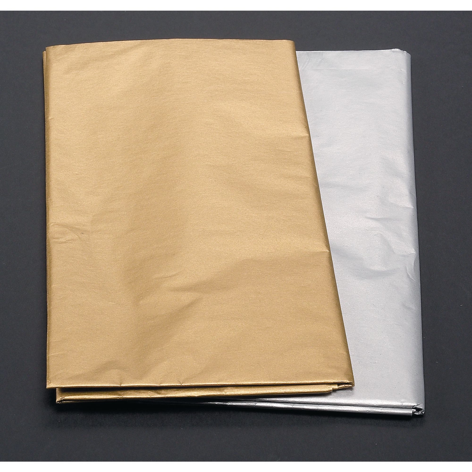 Gold and Silver Tissue Sheets