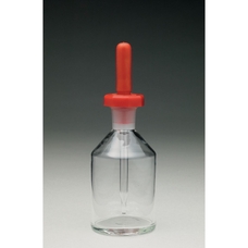 ‘Polystop’ Clear Pipette Dropping Bottles - 50mL - 14.5/23