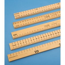 Horizontal Reading Metre Rule, Both Edges Divided - Pack of 10