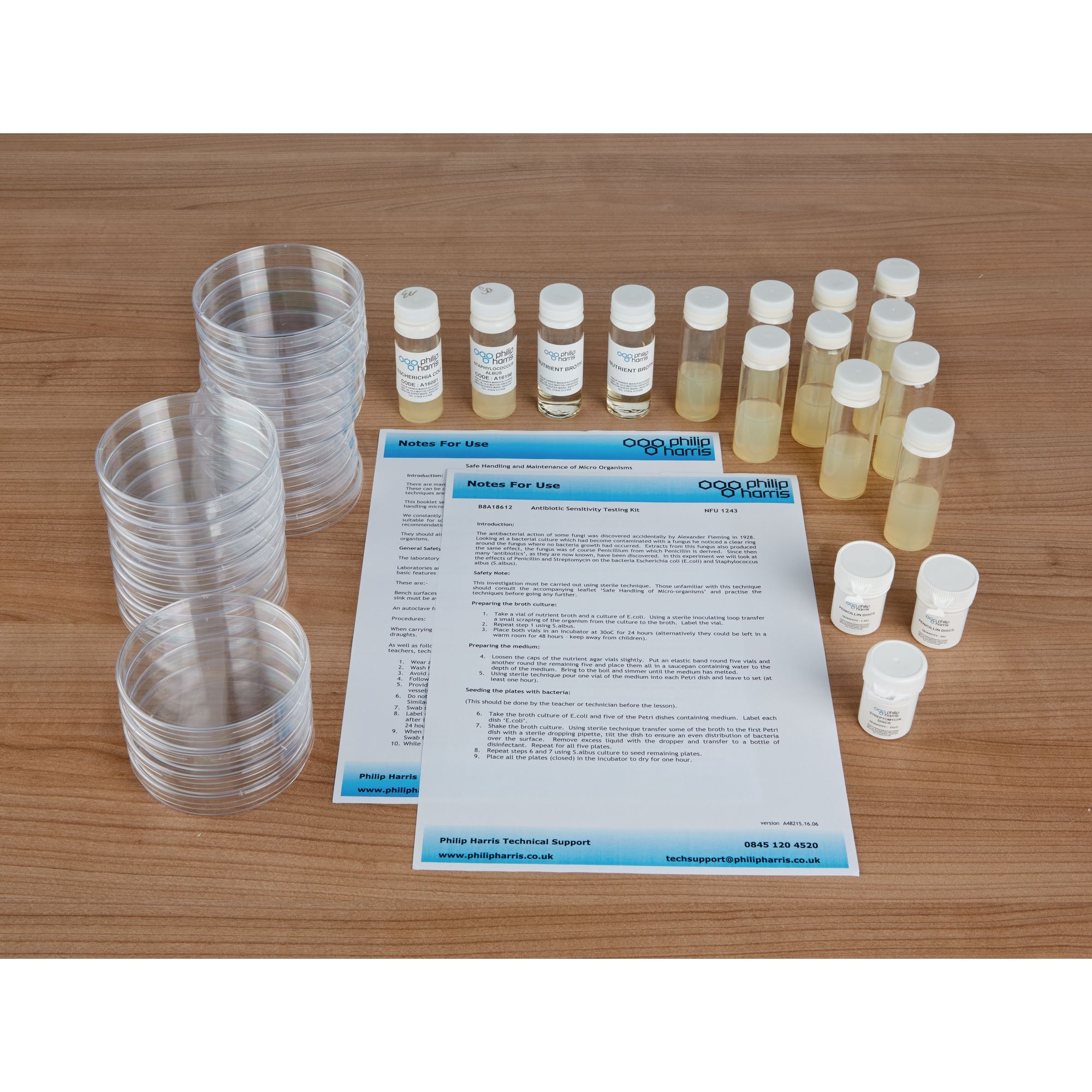 Antibiotic Sensitivity Testing Set.