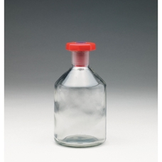 Clear Glass Reagent Bottle, Plastic Coated with 'Polystop' Stopper - 250mL