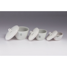 Squat Form Porcelain Crucibles - 25mL - 47 x 27mm