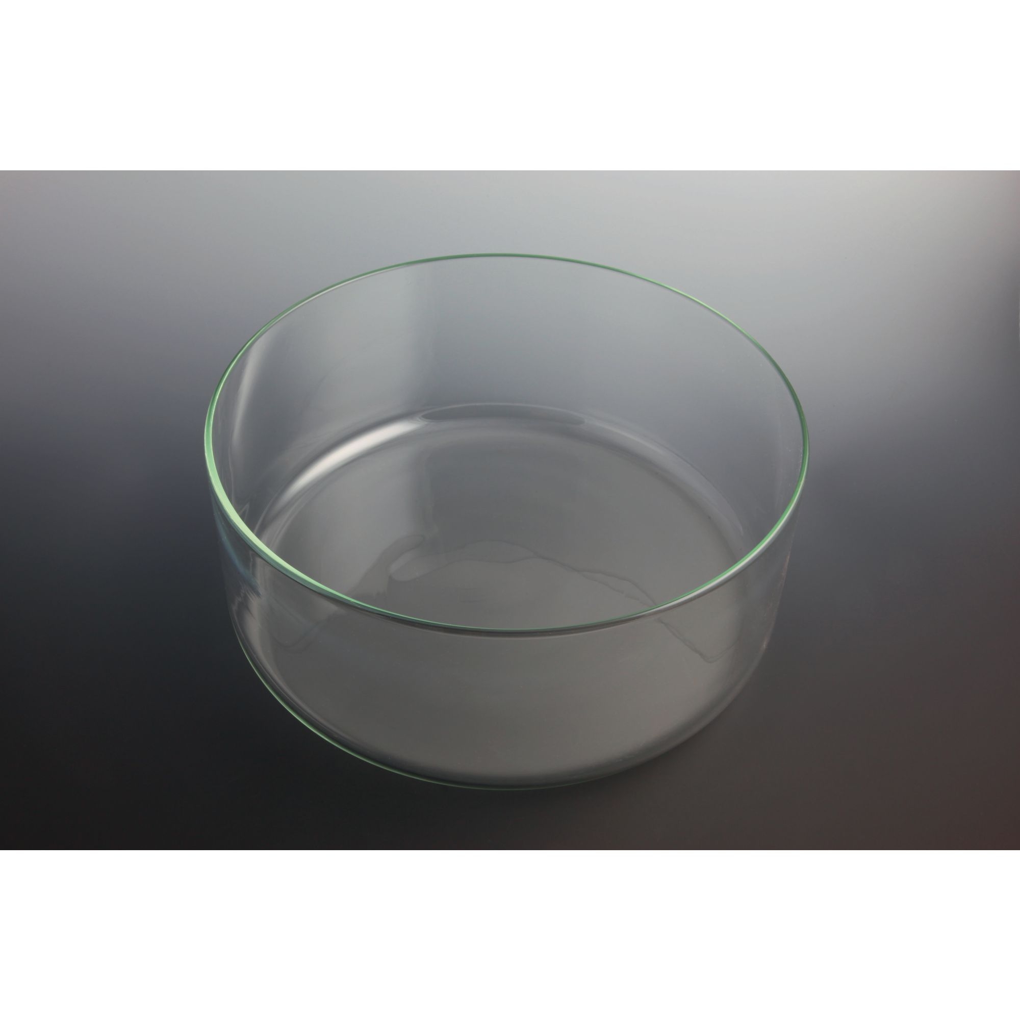 Pneumatic Trough Clear Glass Circular